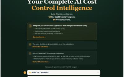 AICost.ai Expands Its Independent AI Cost, Policy and Governance Decision-Intelligence Platform for the Agentic, Multi-Model Enterprise